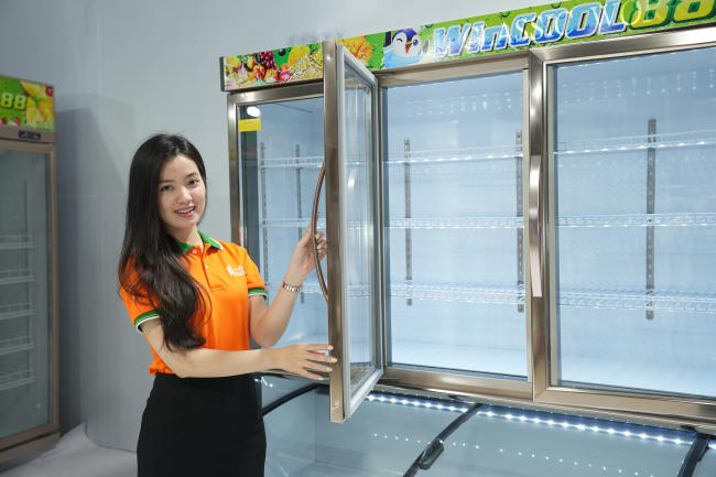 Dung tích lớn, phù hợp với nhà hàng siêu thị