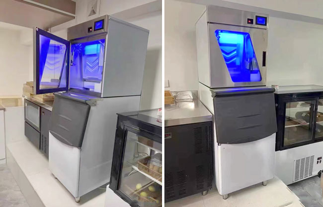 Hình ảnh máy đá thực tế