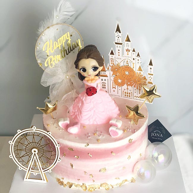 Bánh sinh nhật công chúa 1 tầng 5