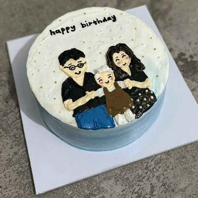 Bánh sinh nhật cho bố đơn giản 2