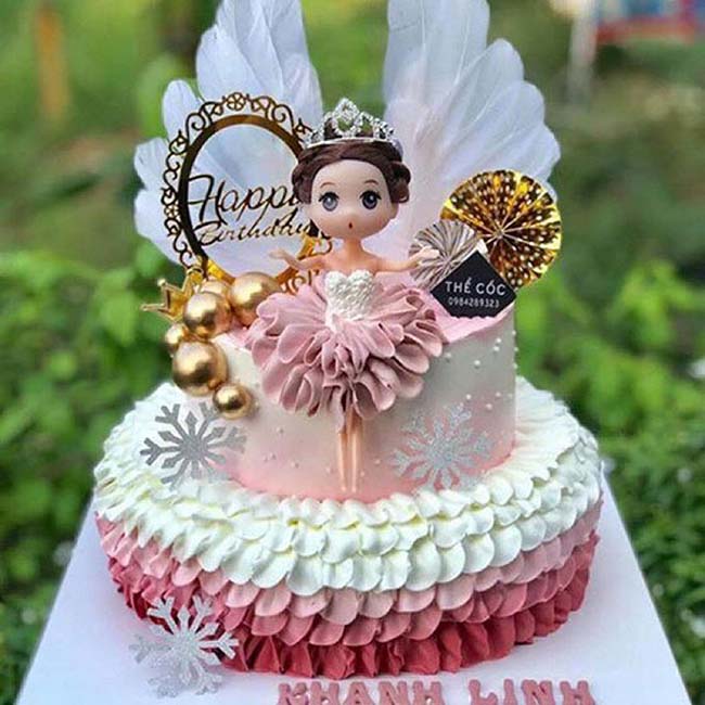 Bánh sinh nhật công chúa Barbie 2