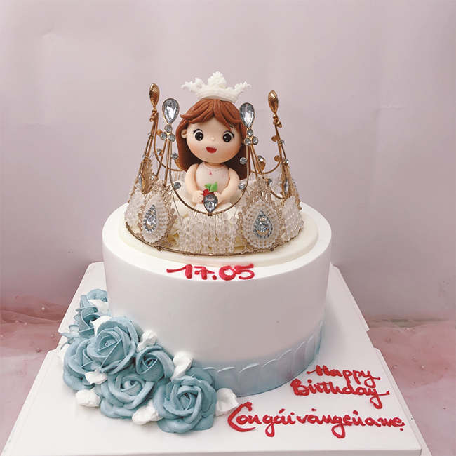 Bánh sinh nhật công chúa cho bé gái 3