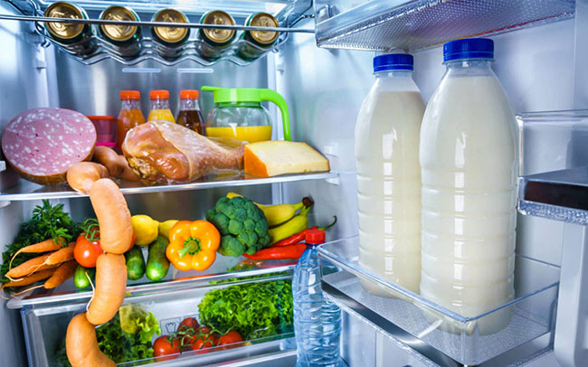 Cách bảo quản sữa với tủ lạnh 