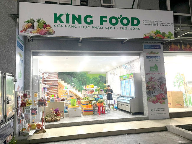 Hệ thống cửa hàng thực phẩm sạch KING FOOD