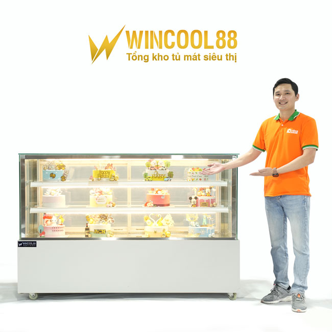 Tủ trưng bày bánh sinh nhật WINCOOL88: giá rẻ, bền bỉ, hiện đại 