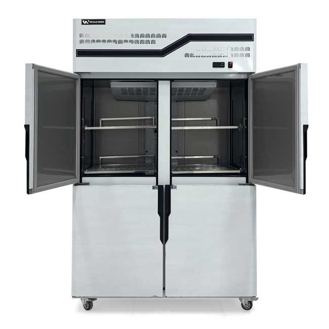 Tủ đông đứng 4 cánh 1038L quạt gió