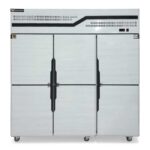 Tủ đông đứng 6 cánh 1400L quạt gió