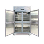 Tủ đông đứng 4 cánh W-HR-10CFBW 1000L quạt gió