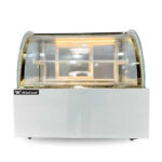 Tủ bánh kem 0.9m kính cong 2 tầng TBK2T-0.9BC