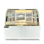 Tủ bánh kem 0.9m kính cong 2 tầng TBK2T-0.9BC