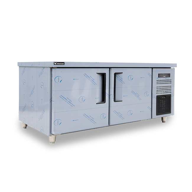 Tủ bàn đông 2 cánh 450l làm lạnh quạt gió