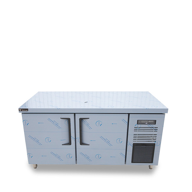 Tủ bàn đông 2 cánh 350l làm lạnh quạt gió