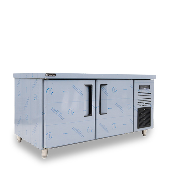 Tủ bàn đông 2 cánh 350l làm lạnh quạt gió