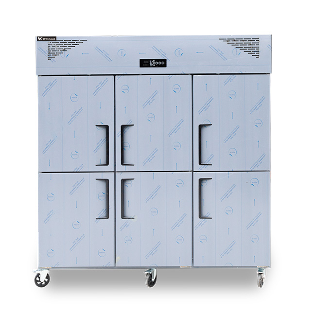 Tủ đông đứng 6 cánh 1600L HR16CFL làm lạnh quạt gió