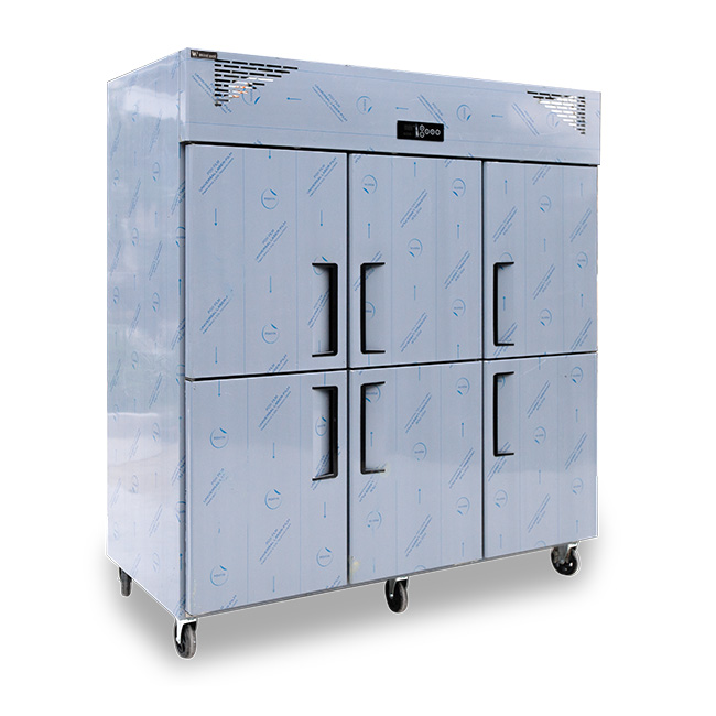 Tủ đông đứng 6 cánh 1600L HR16CFL làm lạnh quạt gió