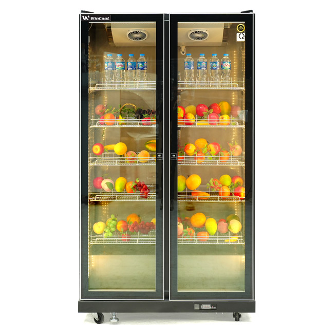 Tủ mát 2 cánh đen HR1180PJ 1000L