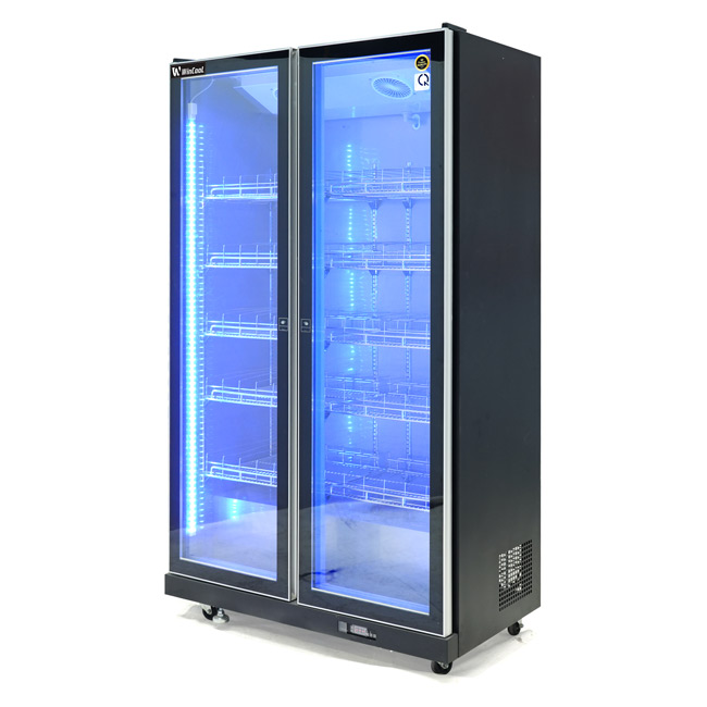 Tủ mát 2 cánh đen HR1180PJ 1000L