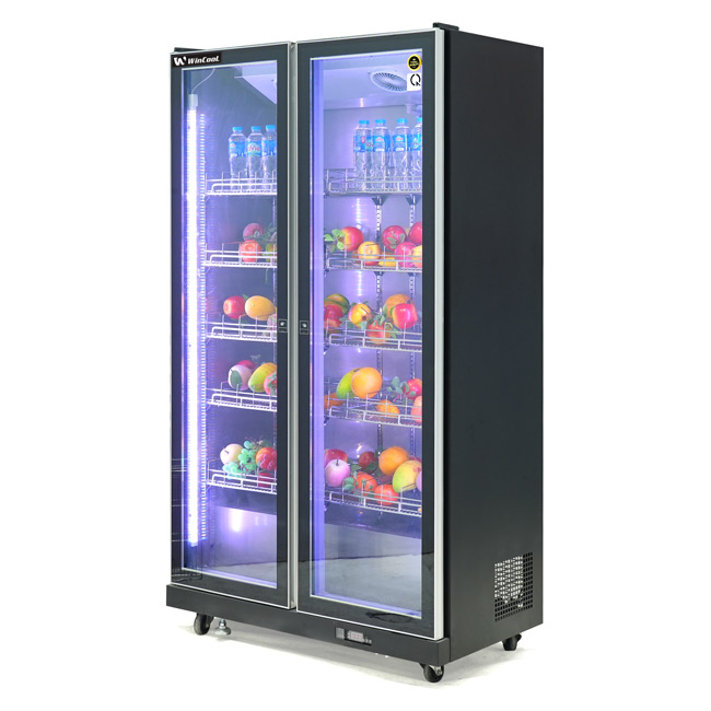 Tủ mát 2 cánh đen HR1180PJ 1000L